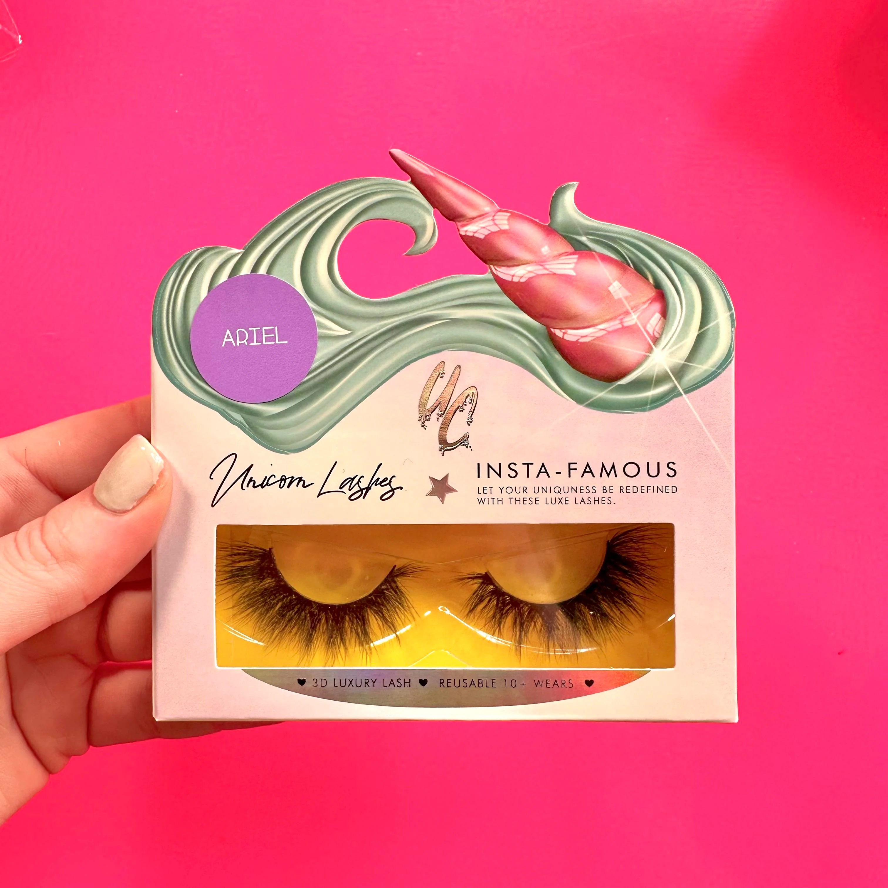Ariel Faux Mink Unicorn Lashes - Image 3