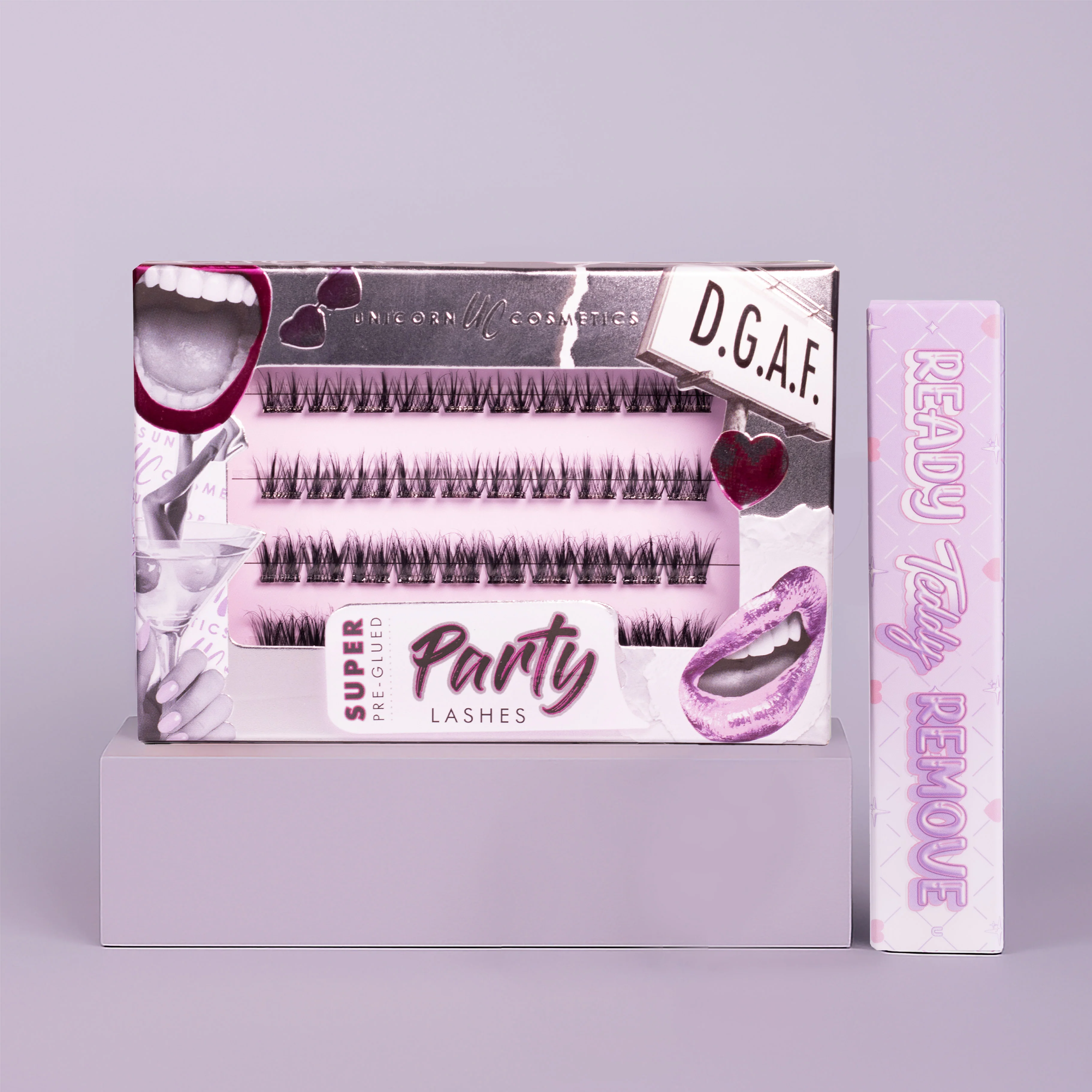 D.G.A.F Super Pre-Glued Lashes + Remover Duo