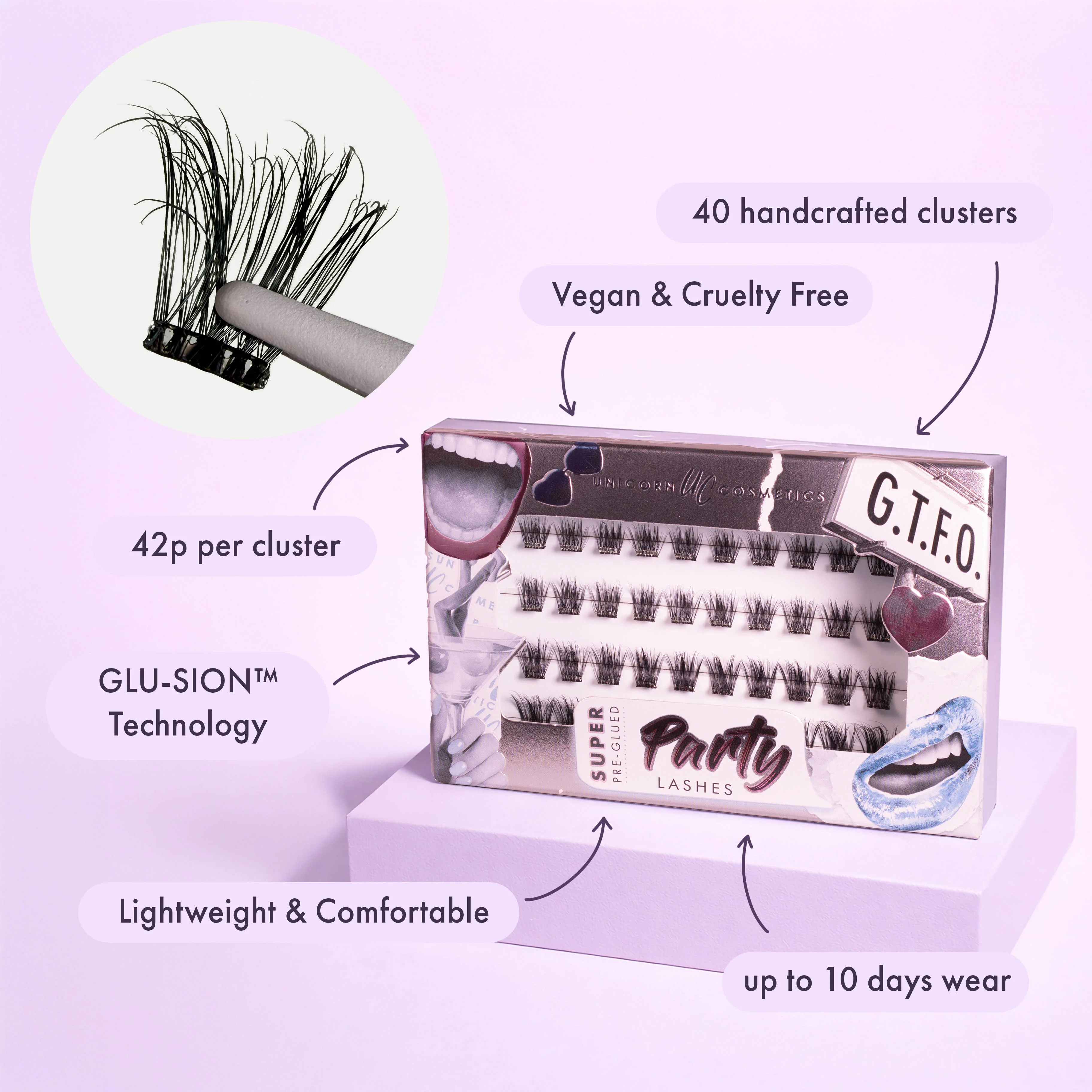 G.T.F.O. Super Pre-Glued Lashes - Image 9