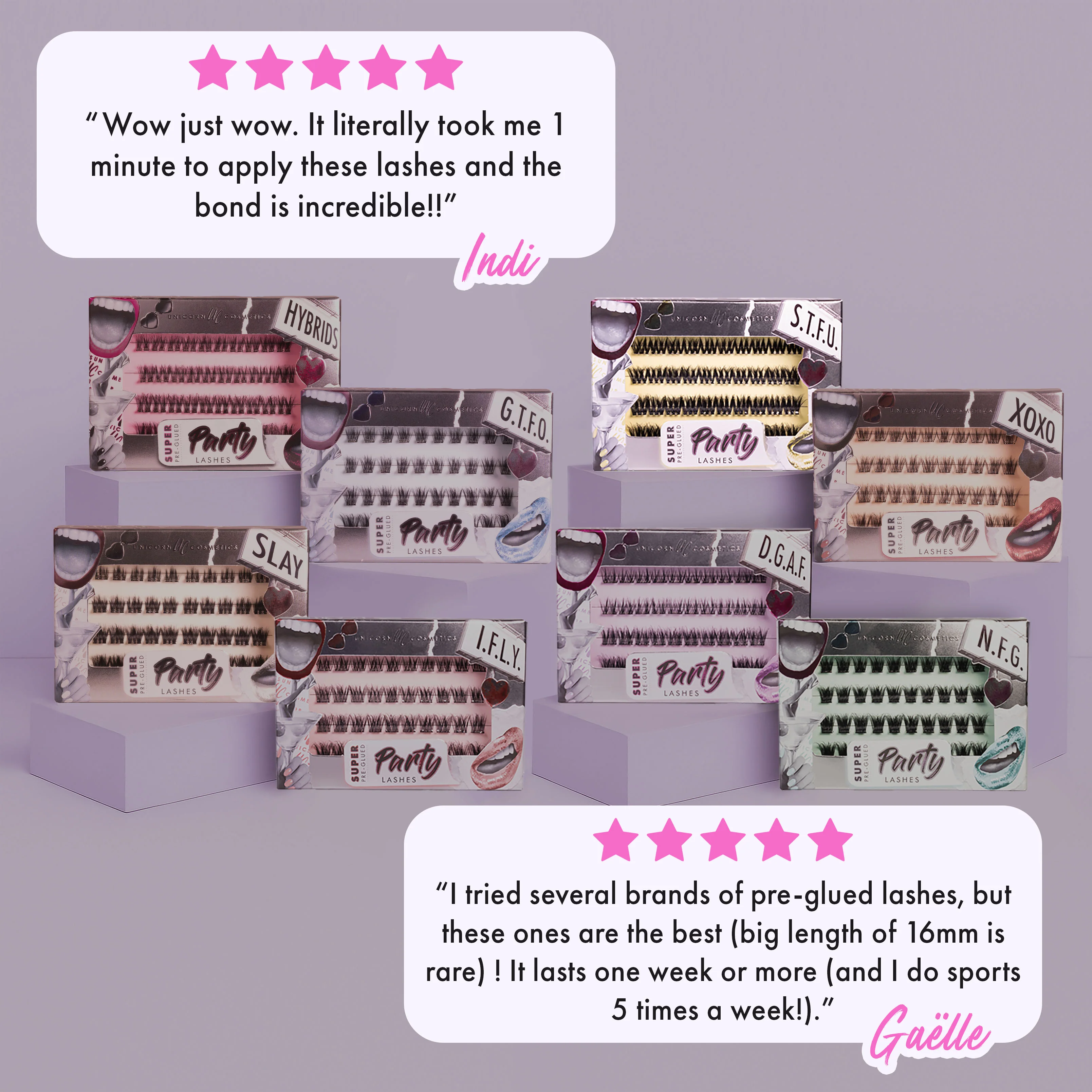 S.T.F.U. Super Pre-Glued Lash Starter Kit - Image 11