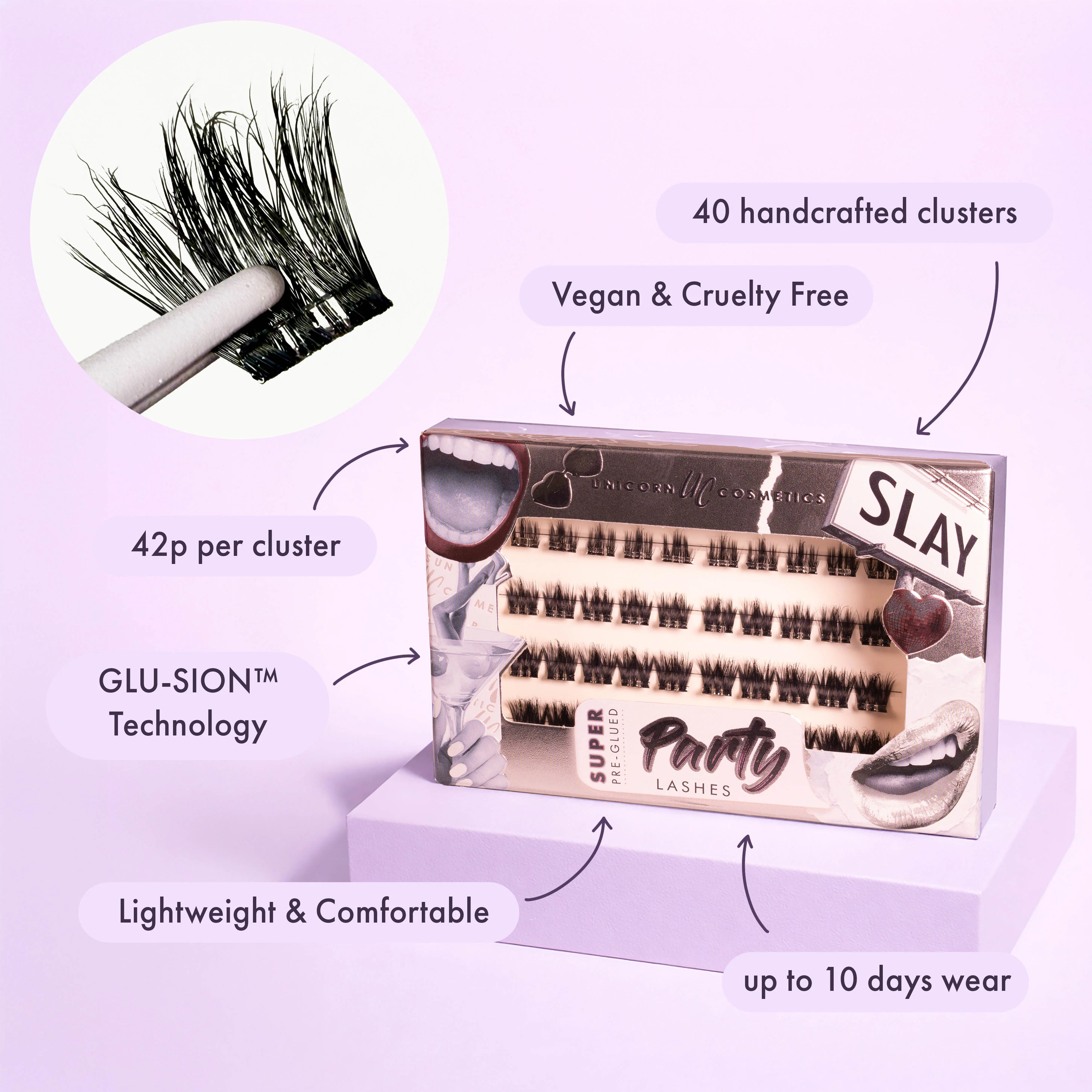 SLAY Super Pre-Glued Lashes - Image 9