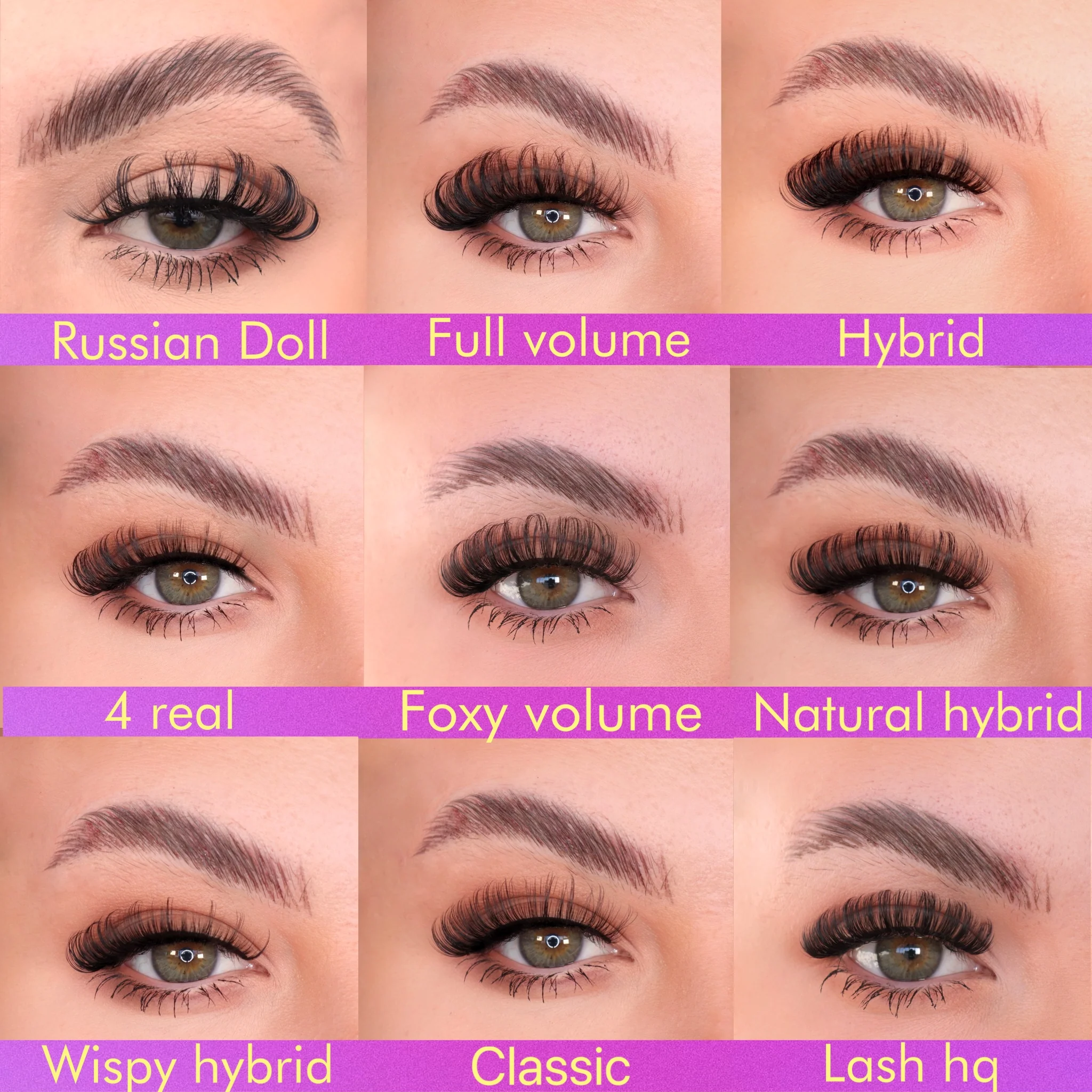 Who's Your Lash Tech? Russian Bundle